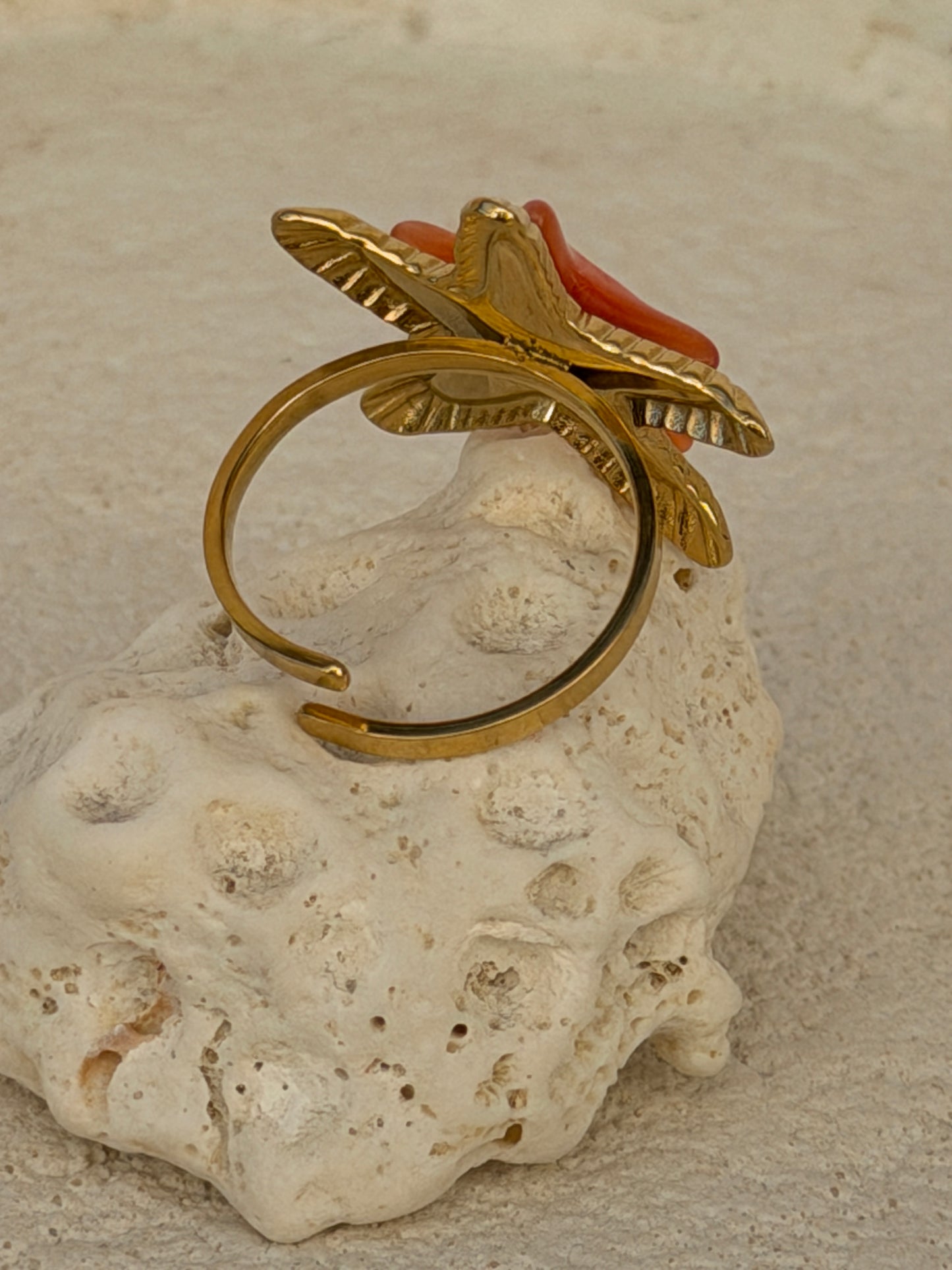 Bague Etoile Corail ⭐️