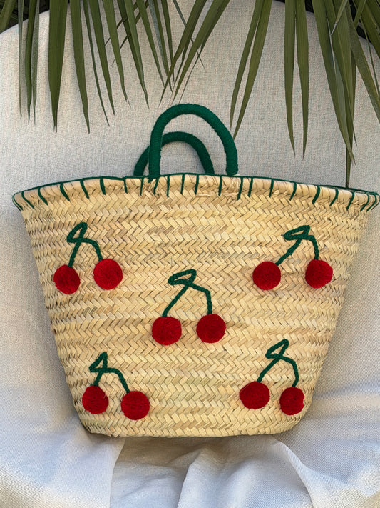 Panier bohème cerise 🍒