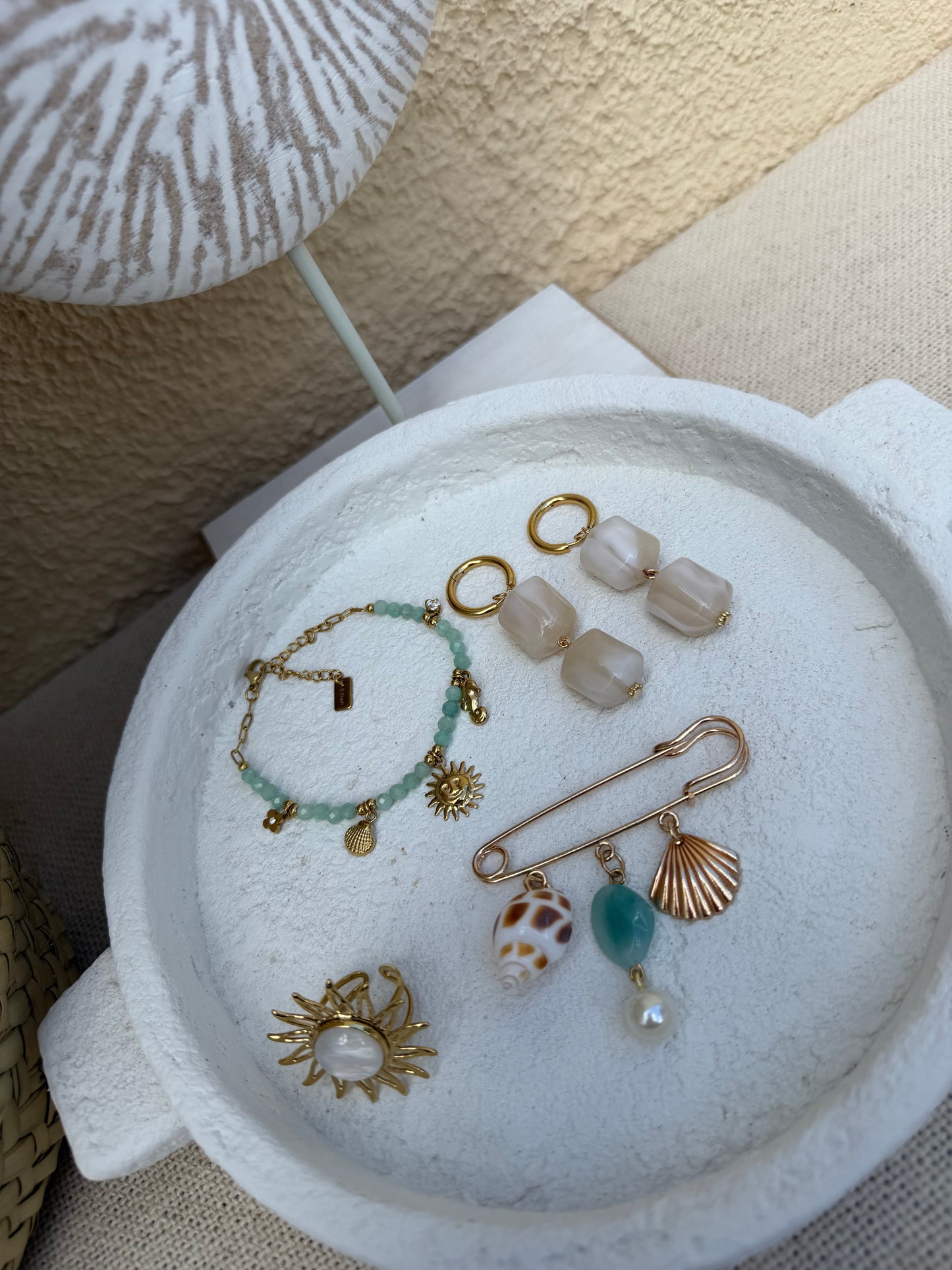 Broche Calypso 🐚