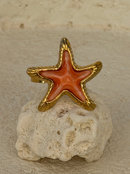 Bague Etoile Corail ⭐️