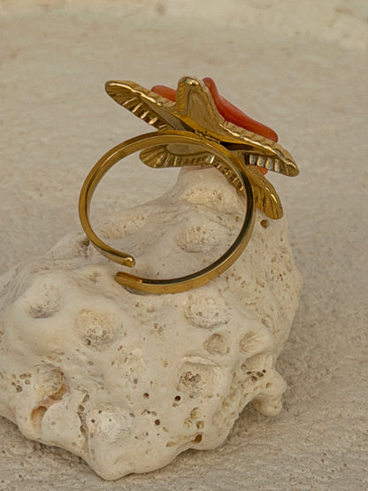 Bague Etoile Corail ⭐️