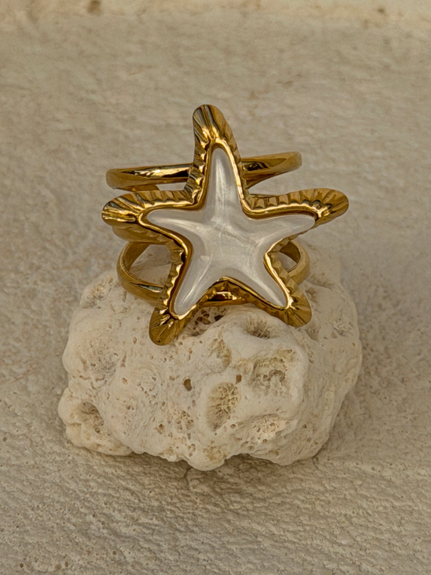 Bague Etoile Nacrée