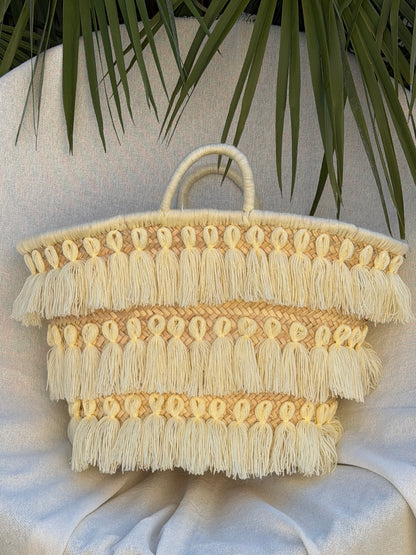 Panier bohème à franges ✨