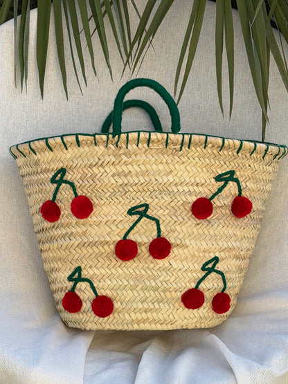 Panier bohème cerise 🍒