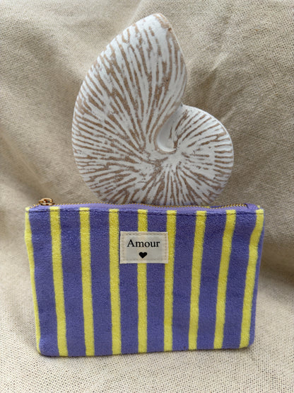 ✨ Pochette Amour rayée en éponge ✨